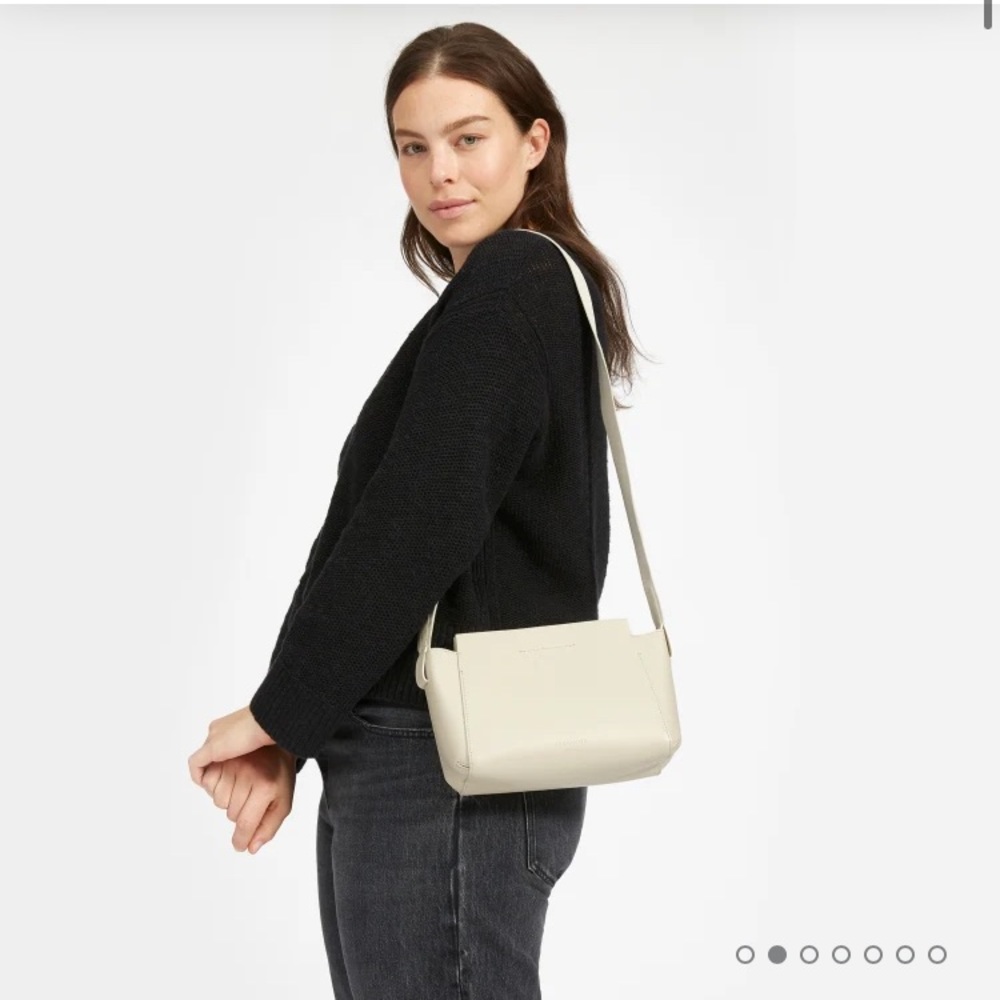 NWT Everlane Mini Form Bag in Bone